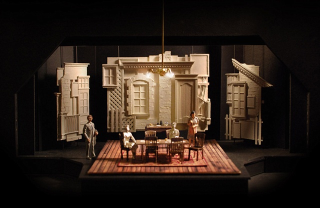 The Norman Conquests set design by Sean Fanning