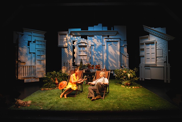 The Norman Conquests set design by Sean Fanning