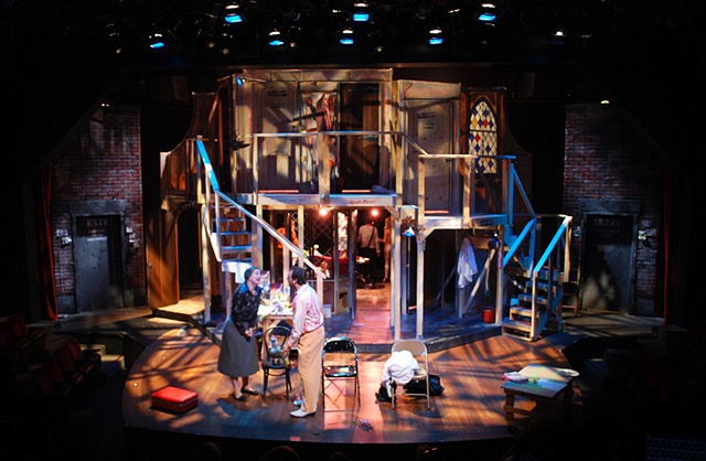 Noises Off set design by Sean Fanning