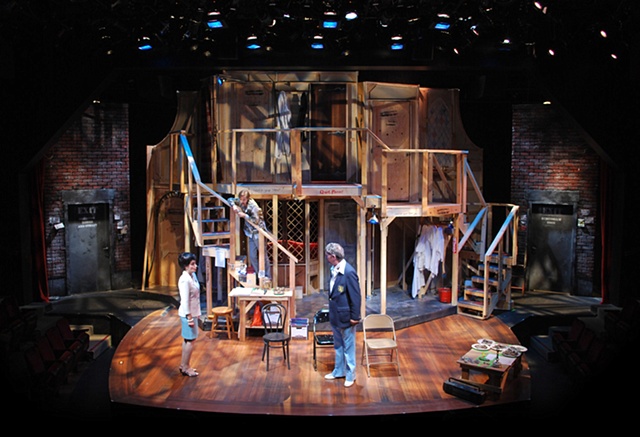 Noises Off set design by Sean Fanning