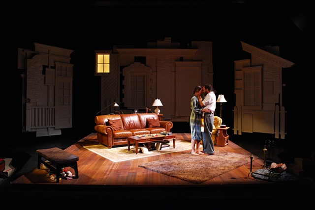 The Norman Conquests set design by Sean Fanning