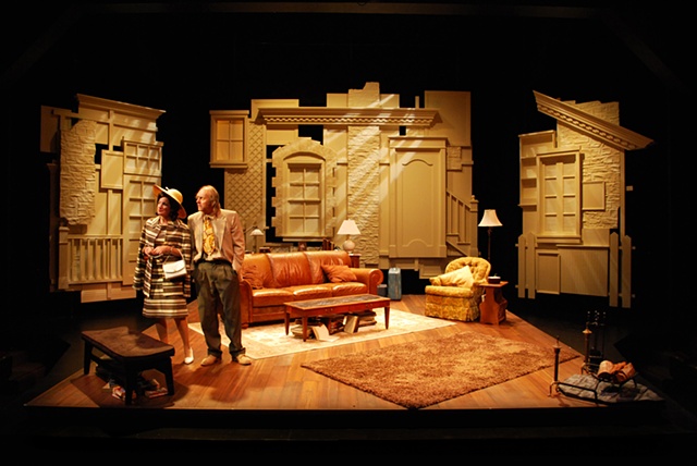 The Norman Conquests set design by Sean Fanning