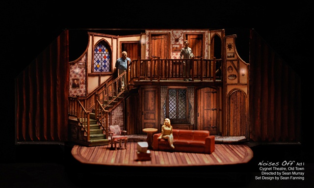 Noises Off set design by Sean Fanning