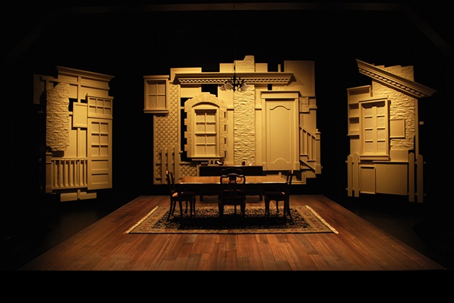 The Norman Conquests set design by Sean Fanning
