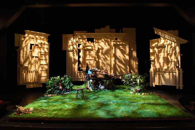 The Norman Conquests set design by Sean Fanning