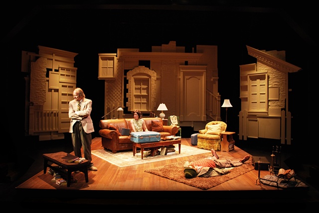 The Norman Conquests set design by Sean Fanning