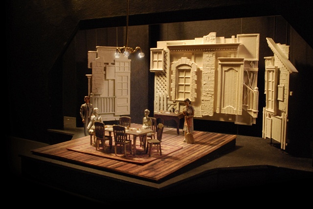 The Norman Conquests set design by Sean Fanning