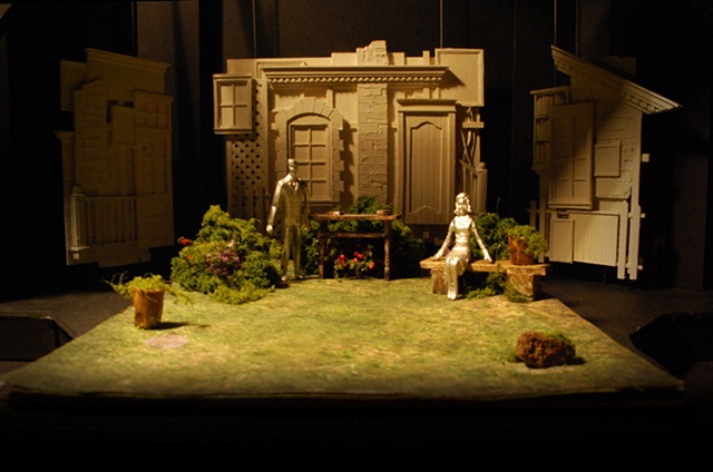 The Norman Conquests set design by Sean Fanning