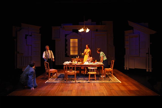 The Norman Conquests set design by Sean Fanning