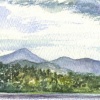 Kezar Lake Watercolor Study