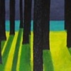 "Standing Trees in Morning Light"
