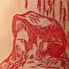 Cross-hatched figure