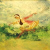 "Dancing on the surf"