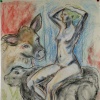 Naked Lady with Cow 