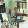 Feral Boy in Hotel Restaurant