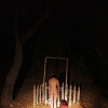She waits