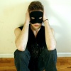 Peter with a mask