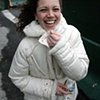 My cousin Rosanna at South Ferry
