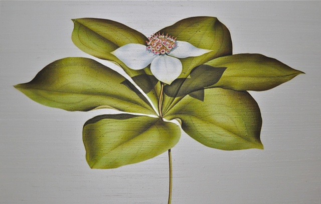 Painting on silk