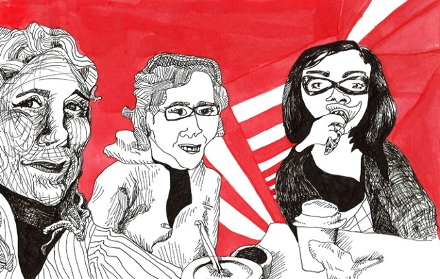 Siobhan, Alex, and Yifei in NYC