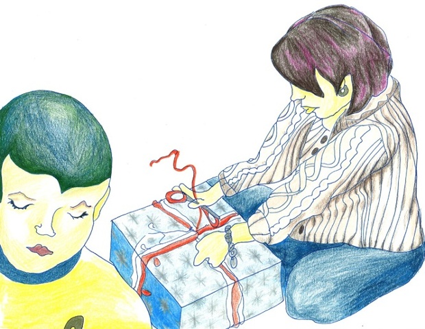 Em and Mark (Spock)