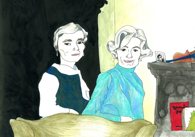 Great Aunt Jackie and Great Aunt Estelle