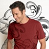 Armor Helmet on Red Tee