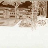 Rendering of a Frank Lloyd Wright house 2
Print.