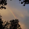 Rainbow over the shop