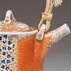 small soda fired teapot
