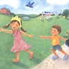 Outside
