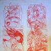 SKETCH FOR A SK8 FOR DAVE CEE