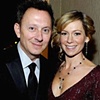 Carrie Preston from True Blood and husband Michael Emerson from Lost at the 12th annual Designers Guild Awards