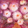 Vase of Dahlias
