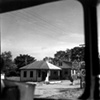 ESTHER BUBLEY 
Empty gas station seen from bus en route from Chicago to Cincinnati 
#37705

September 1943 

