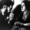 DAVE HEATH
"Allen Ginsburg & Barbara Moraff at the 7 Arts Coffee Gallery"
From: "A Dialogue With Solitude"

1959, printed 1962

