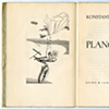 KONSTANTIN BIEBL
Plancius

- Sfinx Bohumila Jandy, Prague.  1931
- Soft cover
- Frontispiece drawing and booklet arrangement by Jindrich Styrsky  
- Privately produced in an edition of 330 for colleagues and friends for the New Year.

