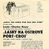 TOYEN
Lasky Na Ostrove Port-Cros

- Flyer advertising publication of an erotic novel by Louis-Charles Royer
- Unknown publisher. 1932

