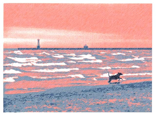 Montrose (pink version with rain)