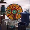 "Aztec Summer" - private collection (microwave plate)