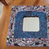 Pink and Blue Mirror frame