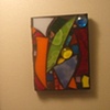 Retro Funky frame and pals called I See Vegetables