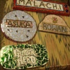 Grandchildren's Name Plates and Guitar Hero Sign - Christmas 2009