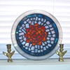Flower sun catcher (small glass candle dish)