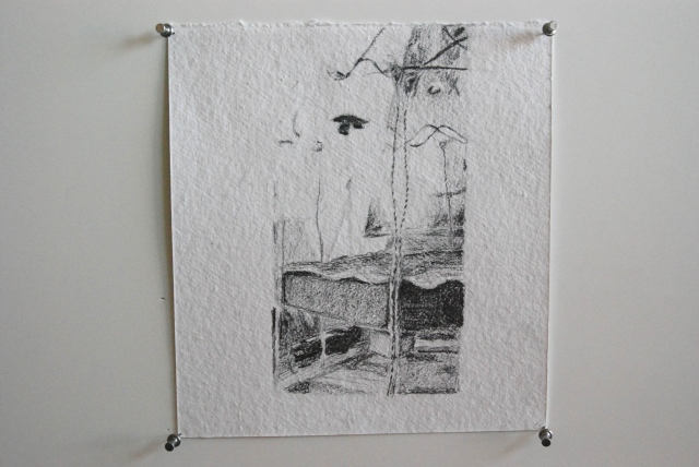 dream of flight graphite on paper 11x10