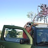 ata atop the orbiter transport vehicle