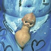 Baby with Hearts Blue 
