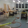 Studio Construction: 3 days before opening. not sure if we are going to make it 