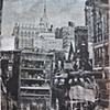 Empire State Building with Food Cart