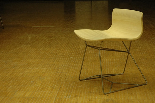 coopered shell chair